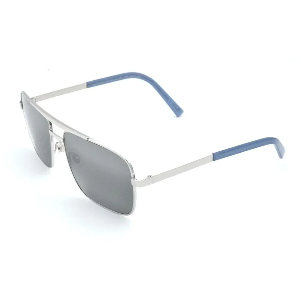 Maui Jim COMPASS MJ714-17 Silver Frames & Blue Arms / Neutral Grey  Pola…